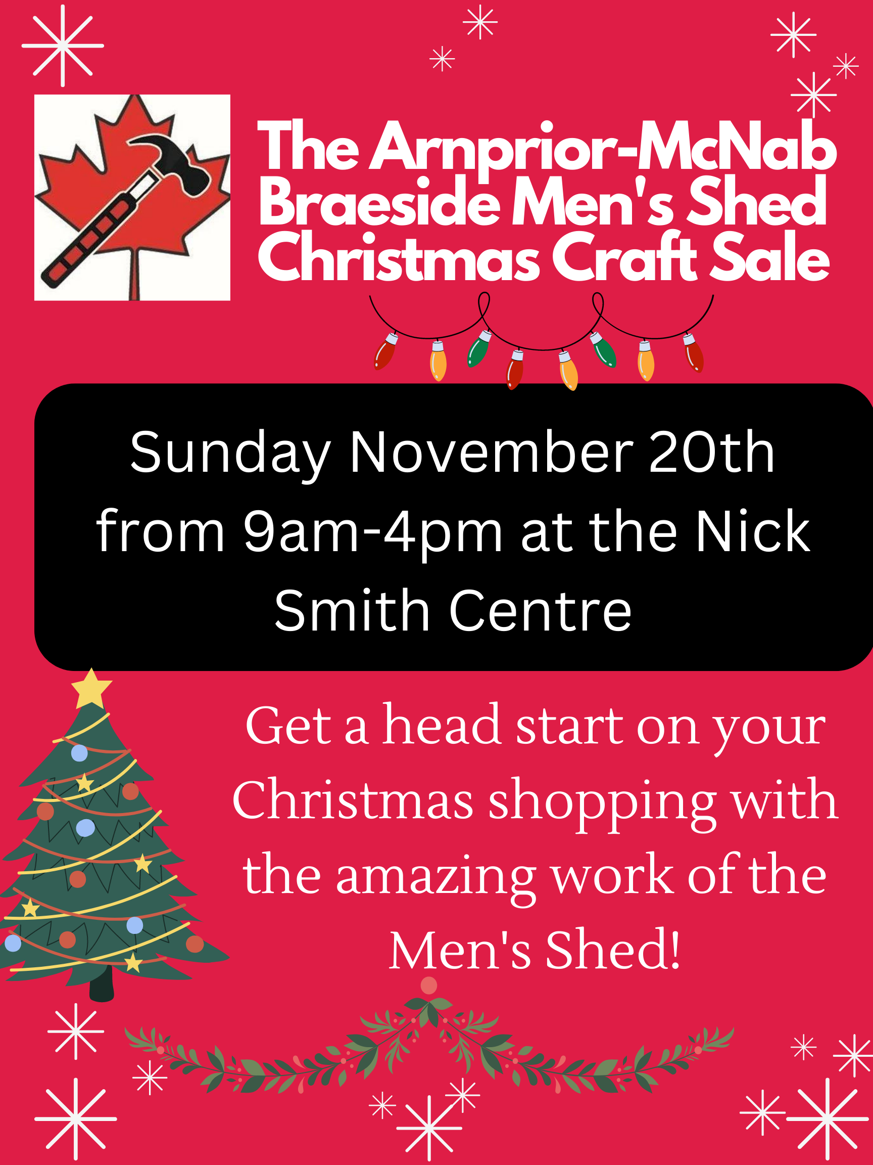 Men’s Shed Craft Fair Poster_2022